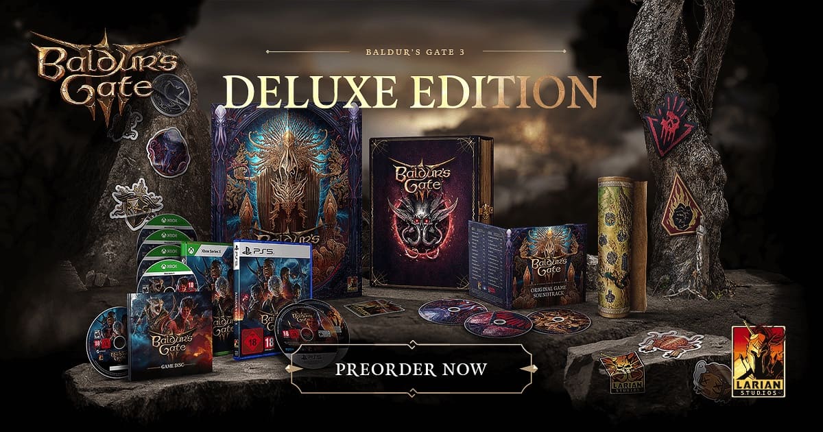 Pre order Baldur's Gate 3 Deluxe Edition