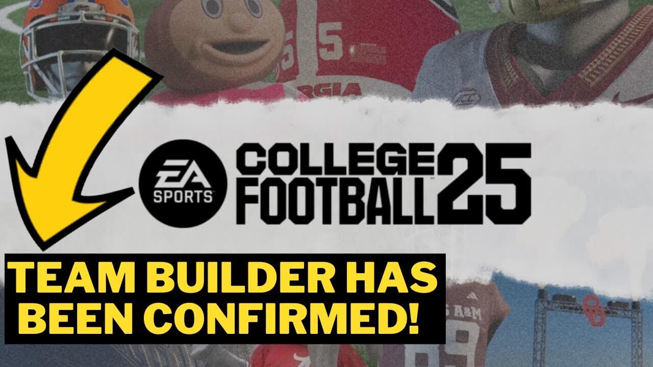 EA Sports College Football 25 Team Builder