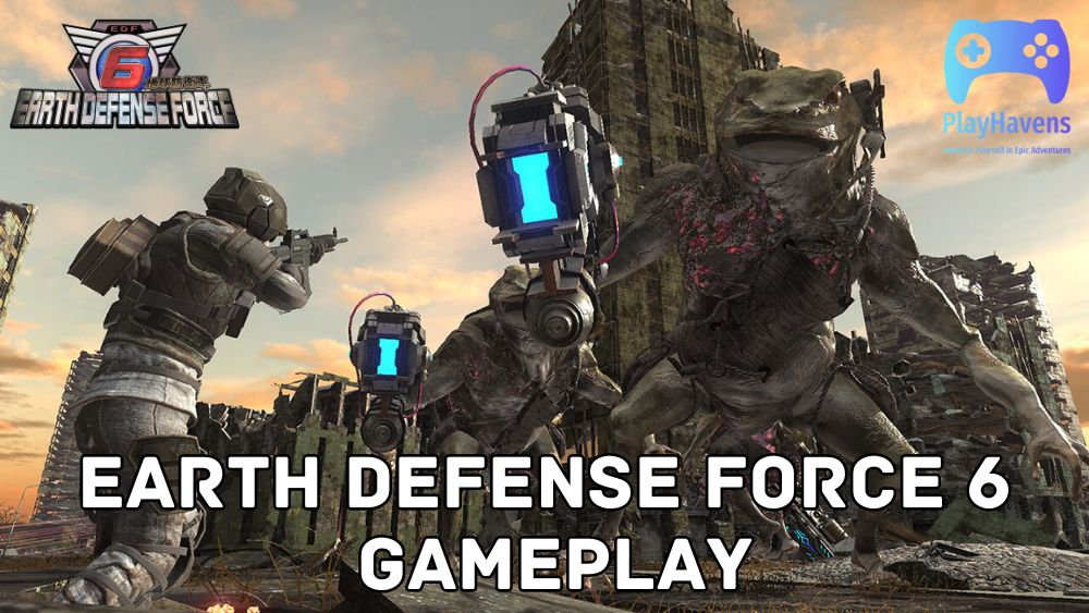 Earth Defense Force 6 Gameplay