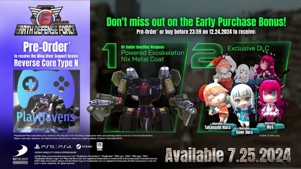 Earth Defense Force 6 Pre-Order