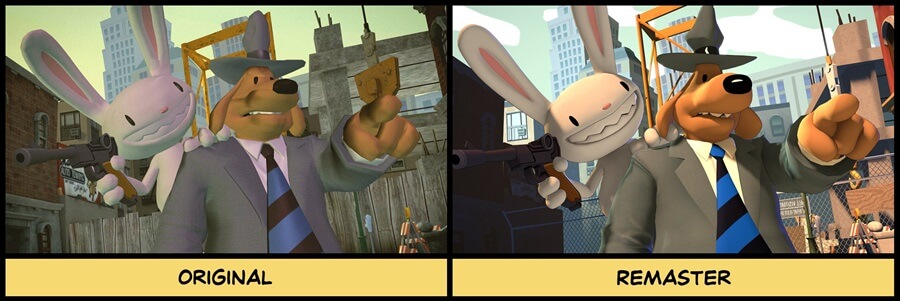 Sam and Max The Devils Playhouse Remastered Difference