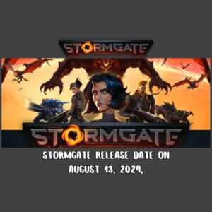 Stormgate release date on August 13, 2024