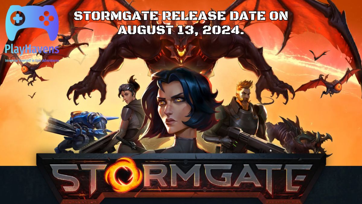 Stormgate release date on August 13, 2024.