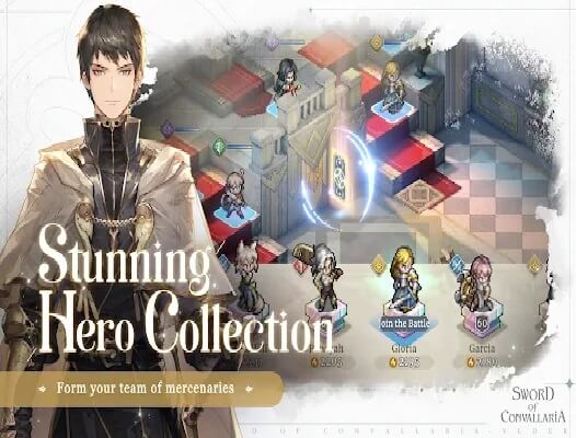 Sword of Convallaria hero collection